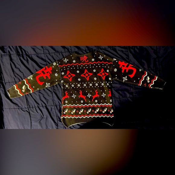 unisex Naruto Akatsuki christmas sweater - Picture 3 of 4